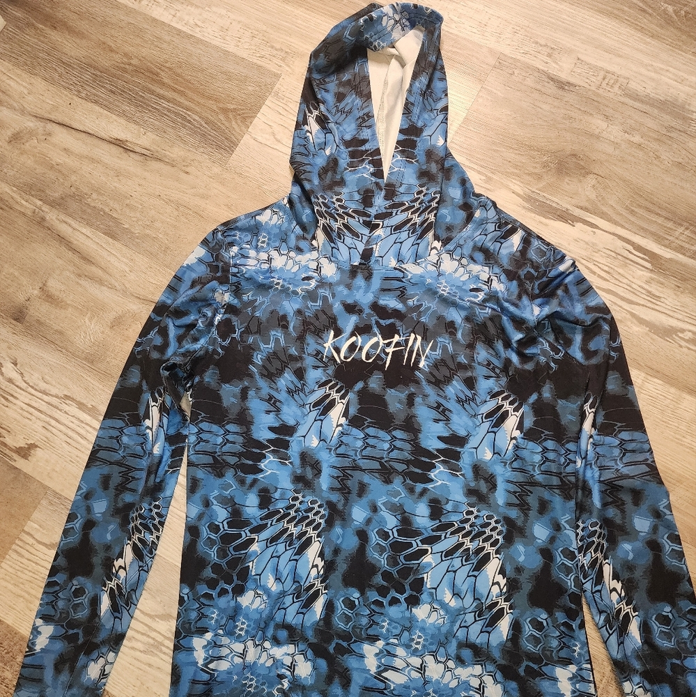 KooFin Blue Fishing/hiking Pullover
